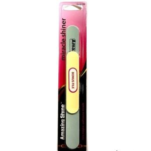 Amazing Shine Nails Miracle Shiner Nail File With Bonus File Smooth & Shine New